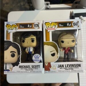 Funko Pop SET  The Office Michael Scott and Jan Levinson